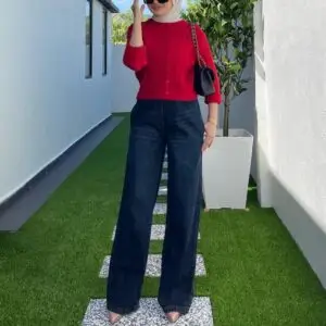 NARINE WIDELEG BAGGY JEANS